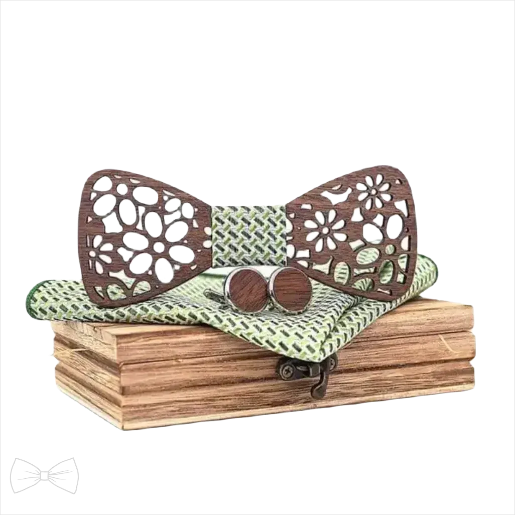 Noeud Papillon Bois Vert