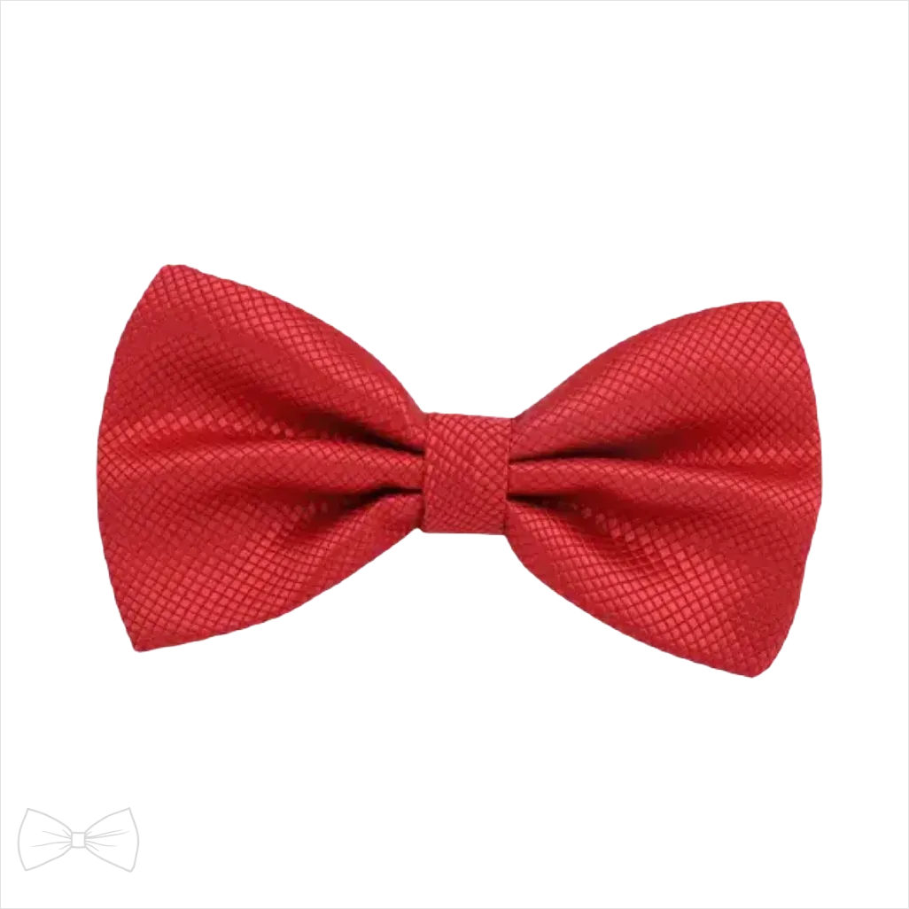 Noeud Papillon Rouge Homme Mariage